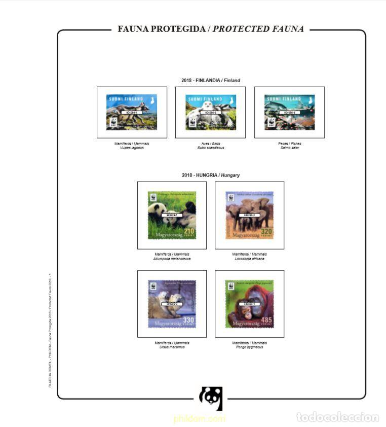 Sellos: Suplemento WWF 2018 B&aacute;sico montado - Foto 2
