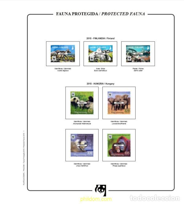 Sellos: Suplemento WWF 2018 B&aacute;sico montado