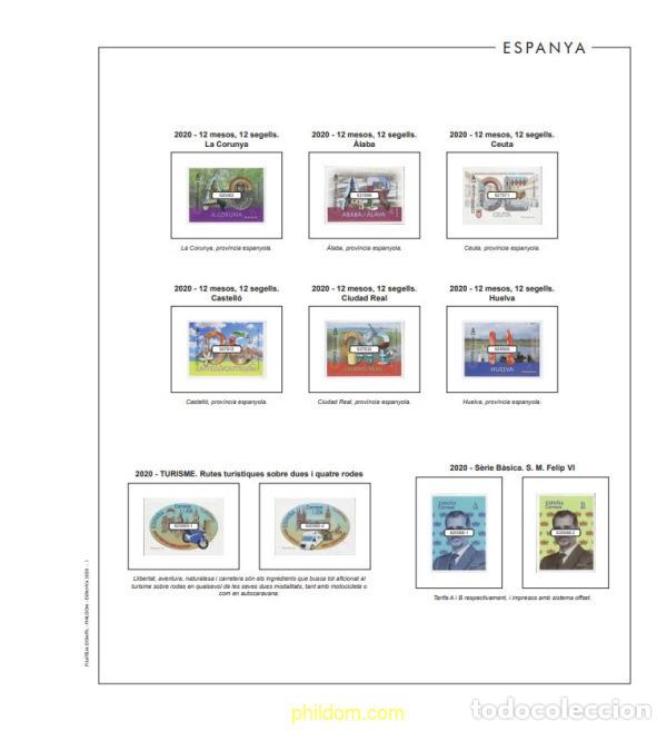 Sellos: Sup.Phildom Espanya 2020 Montat 1&ordm; - Parcial CATALA/CASTELLA