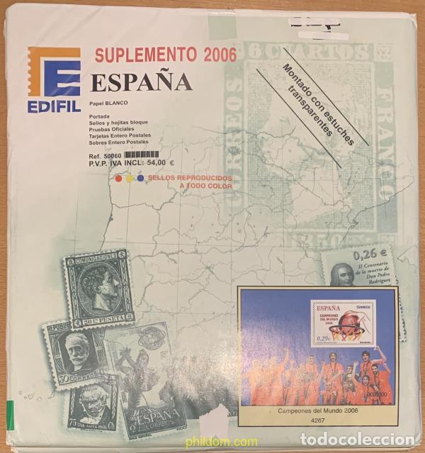 Sellos: Supl.Edifil Espa&ntilde;a 2006 montado 50060