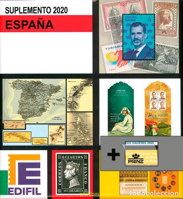 Sellos: Supl.Edifil 2020 Espa&ntilde;a Parcial montado