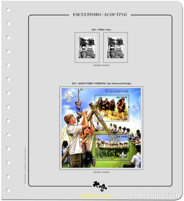 Sellos: Suplemento. ESCULTISMO TOMO XIX 2008-2010 Montado