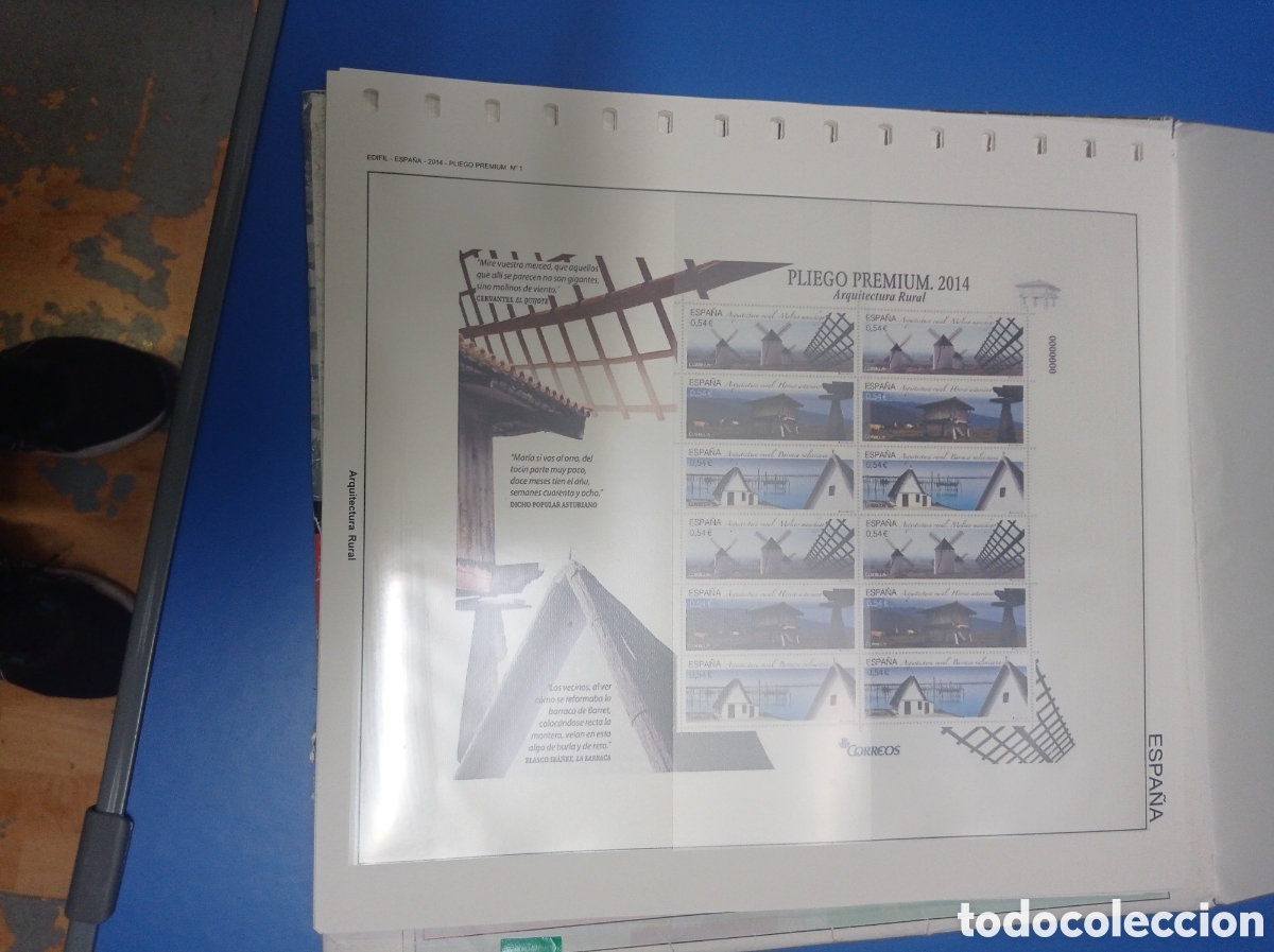 Sellos: Suplemento edifil 2014 minipliegos premium montado blanco segunda mano