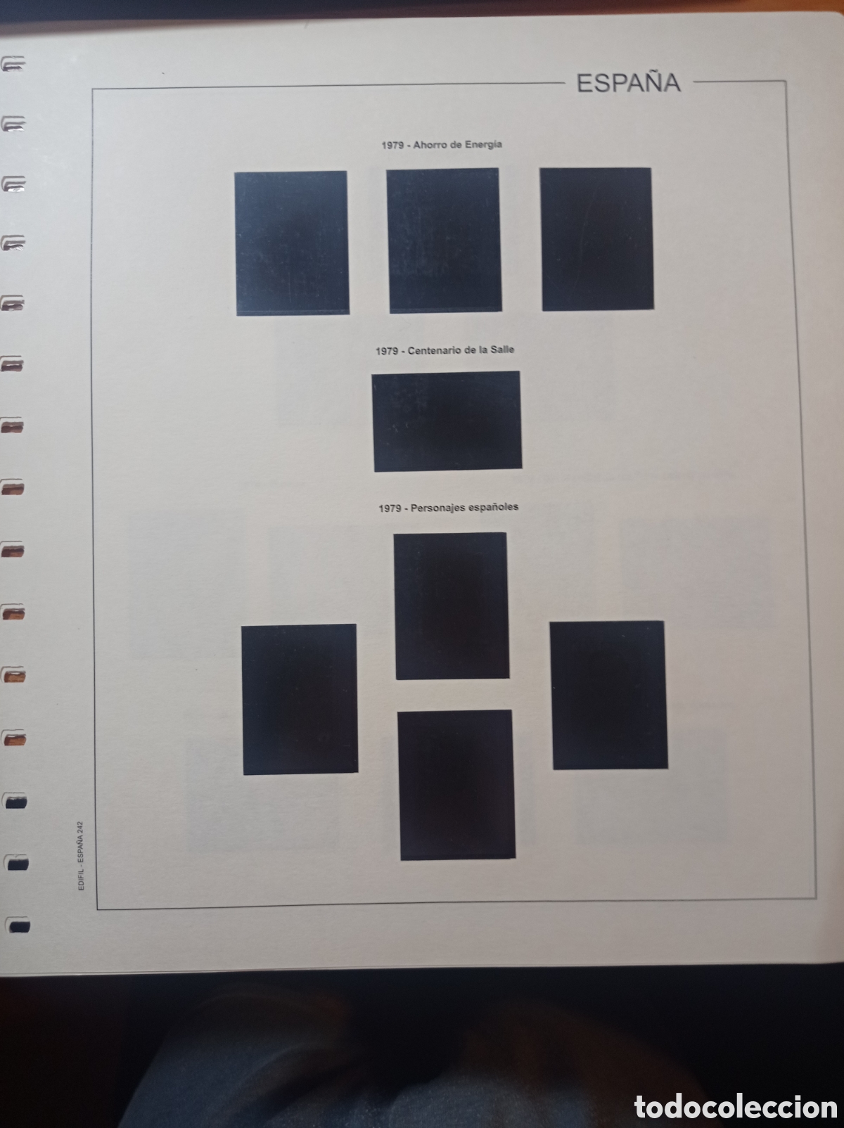 Sellos: Suplemento edifil 1979 montado negro segunda mano