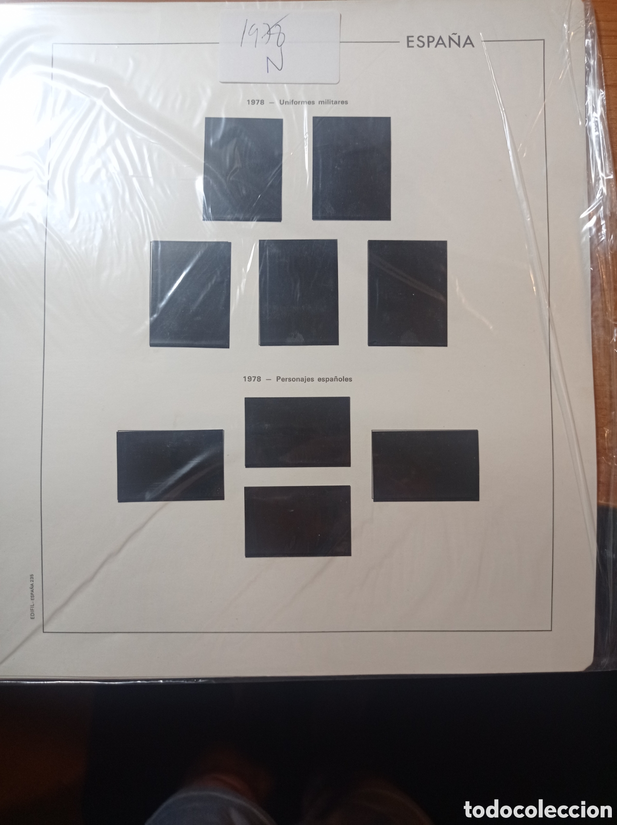 Sellos: Suplemento edifil 1978 montado negro segunda mano