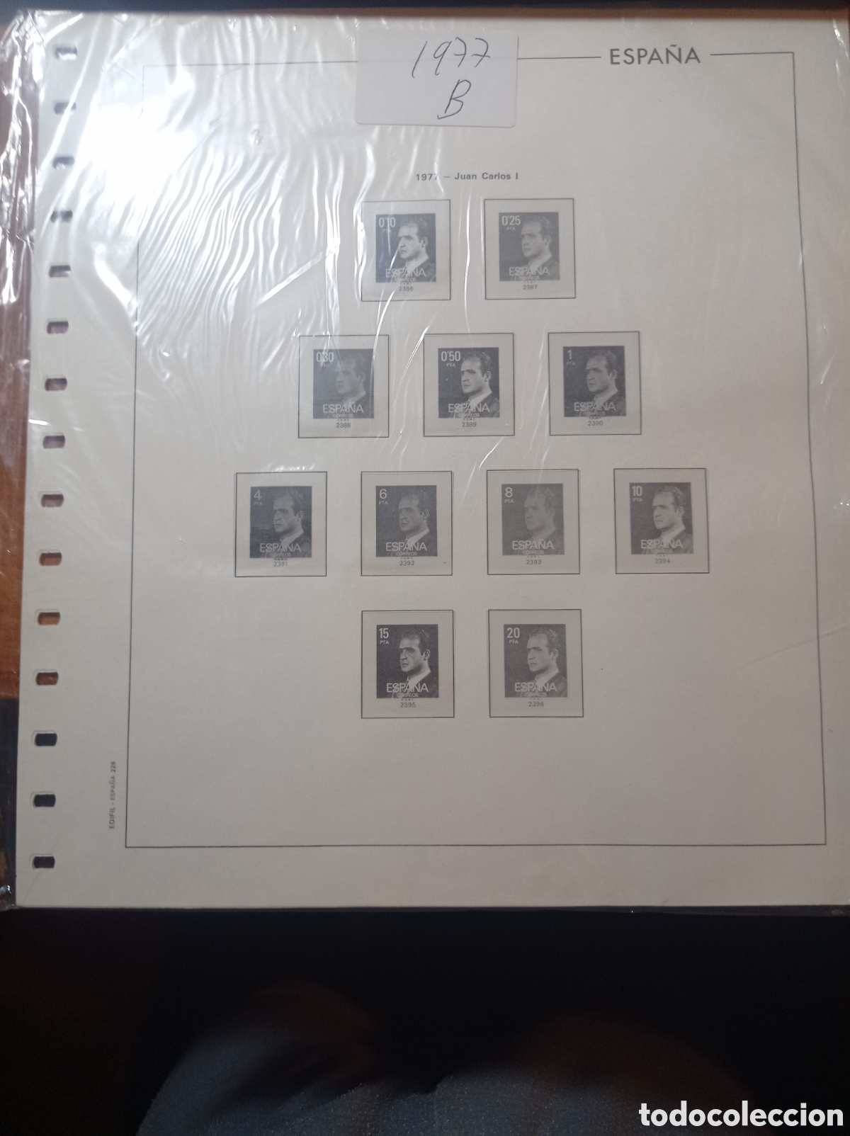 Sellos: Suplemento edifil 1977 montado blanco segunda mano
