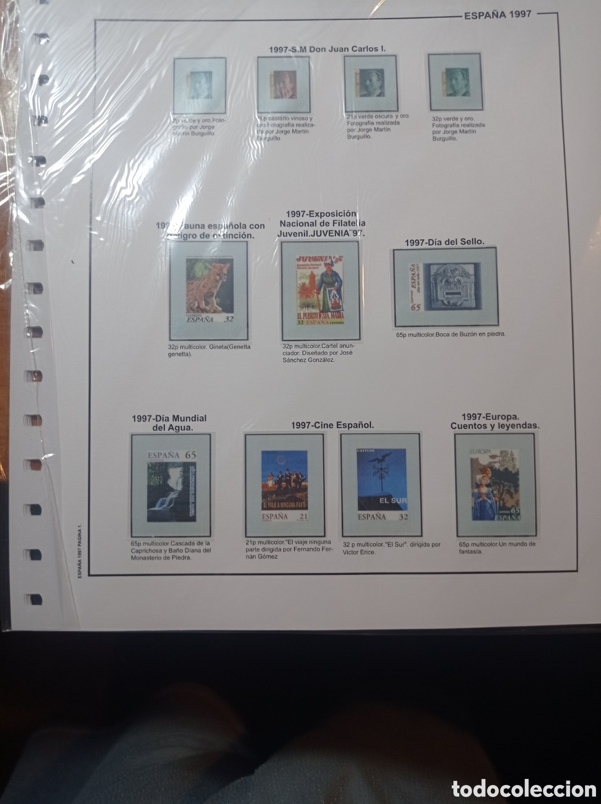 Sellos: Suplemento de Espa&ntilde;a 1997 anilla redonda segunda mano