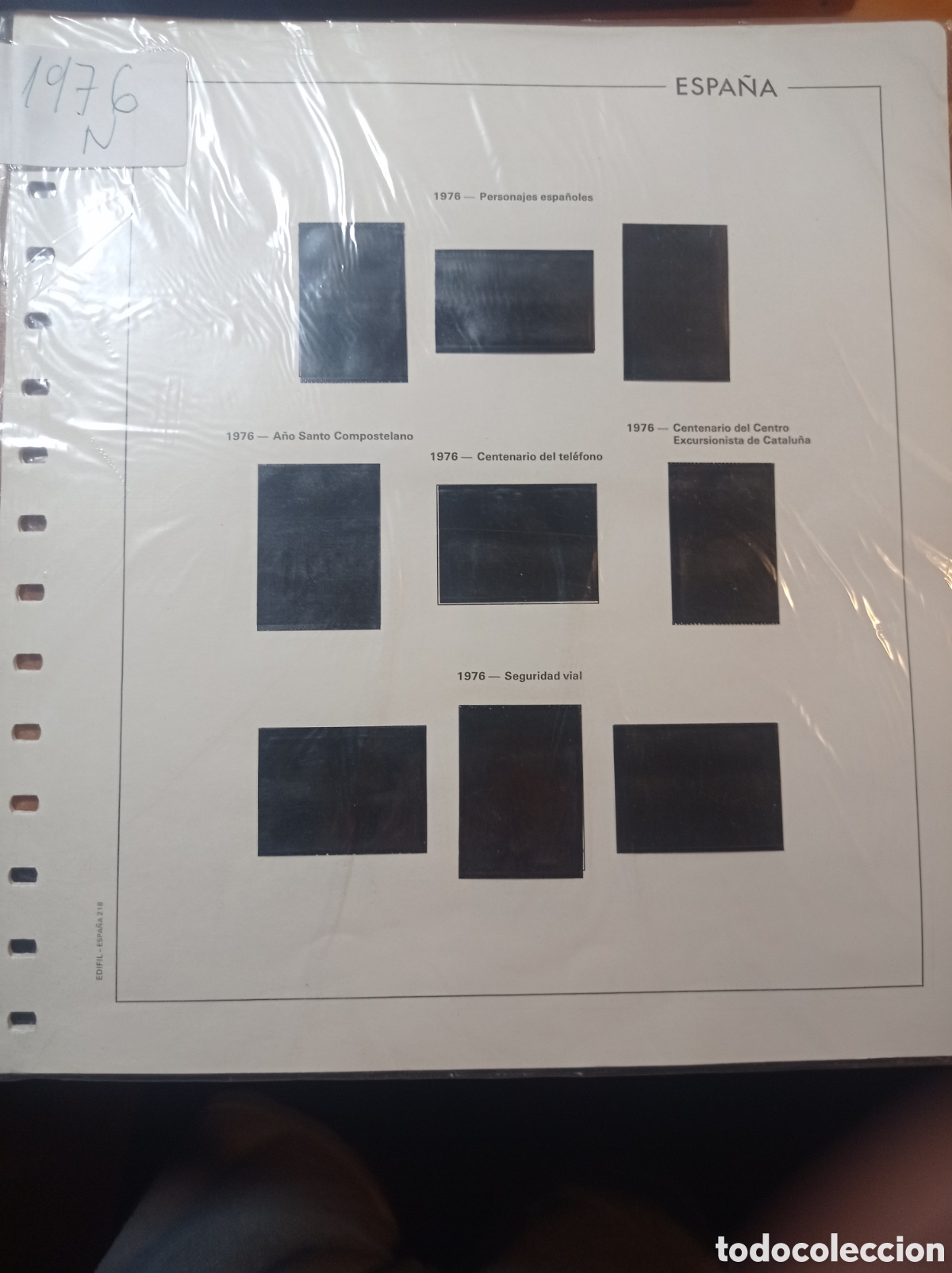 Sellos: Suplemento edifil 1976 negro segunda mano