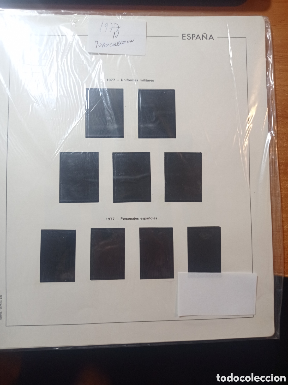 Sellos: Suplemento edifil 1977 montado blanco segunda mano