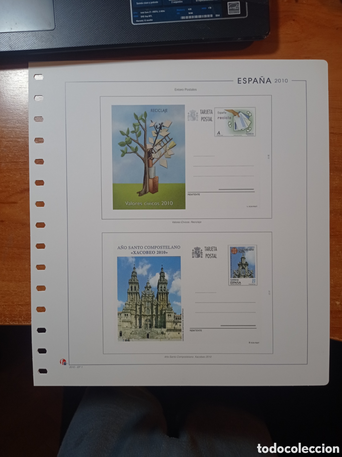 Sellos: Suplemento unifil 2010 entero postal sin montar segunda mano
