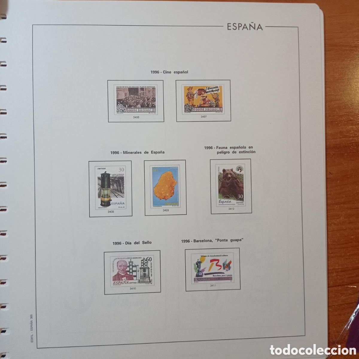 Sellos: Suplemento edifil 1996 sin montar segunda mano
