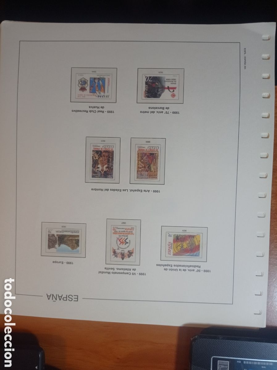 Sellos: Suplemento edifil 1999 montado blanco segunda mano