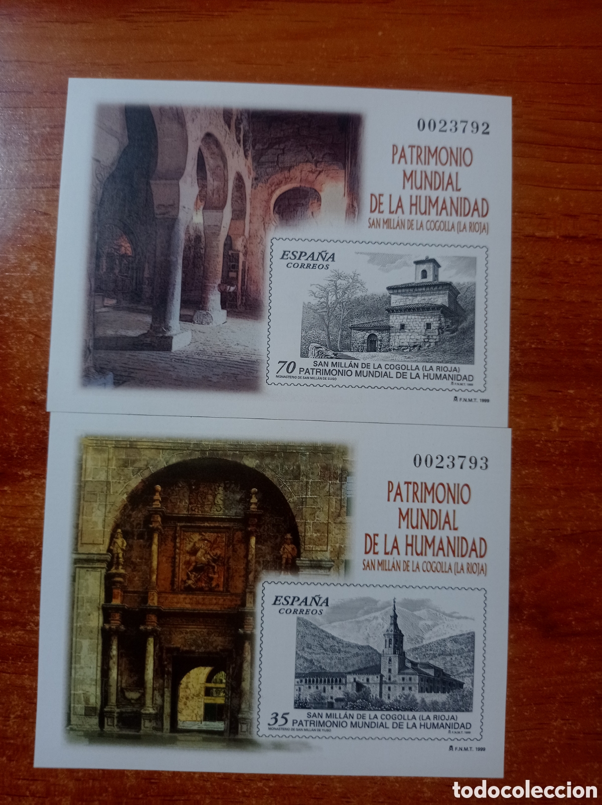 Sellos: Espa&ntilde;a pruebas n 70/71 ** patrimonio de la humanidad