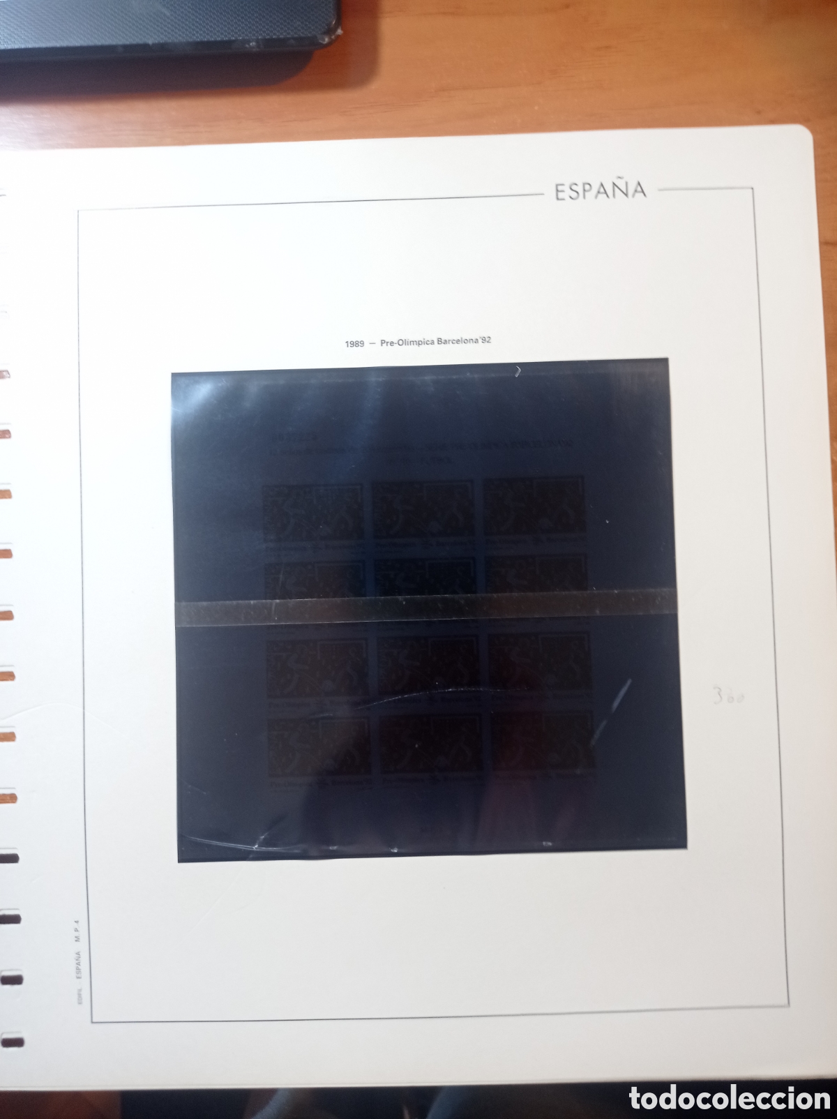 Sellos: Suplemento edifil 1989 minipliegos montado negro segunda mano