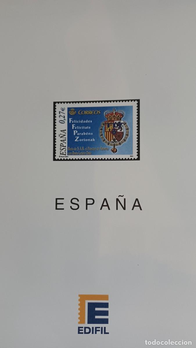 Sellos: Suplementos 2004 edifil completo montado transparentes a estrenar perfecto estado sin sellos