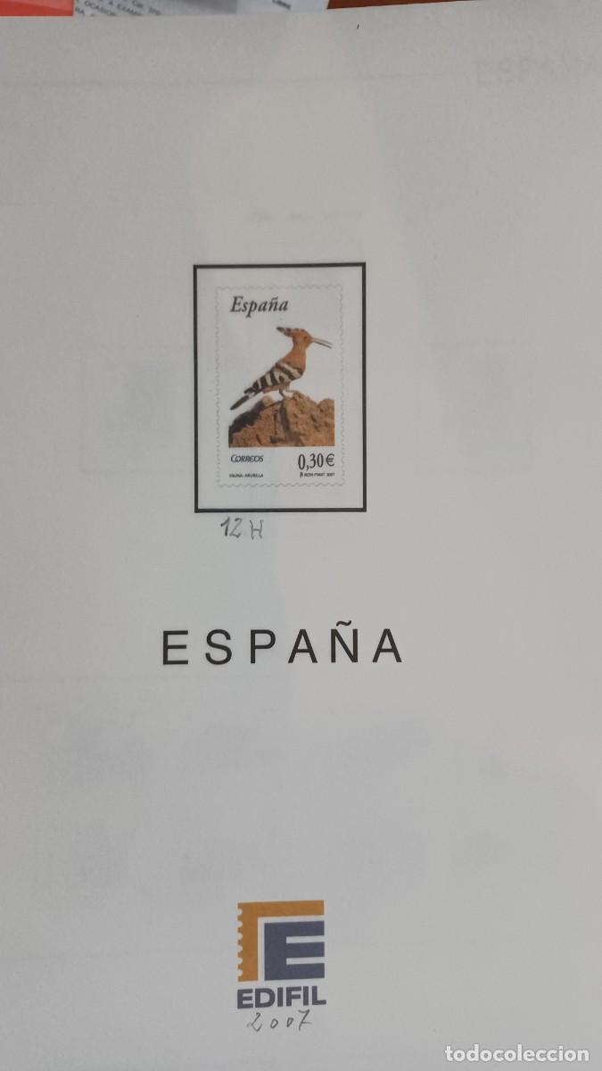 Stamps: Suplementos 2007 edifil completo montado transparentes a estrenar perfecto estado sin sellos