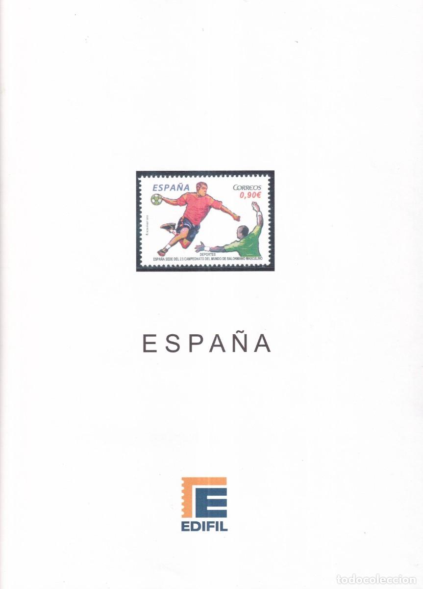 Stamps: Suplementos 2013 edifil completo montado transparentes a estrenar perfecto estado sin sellos