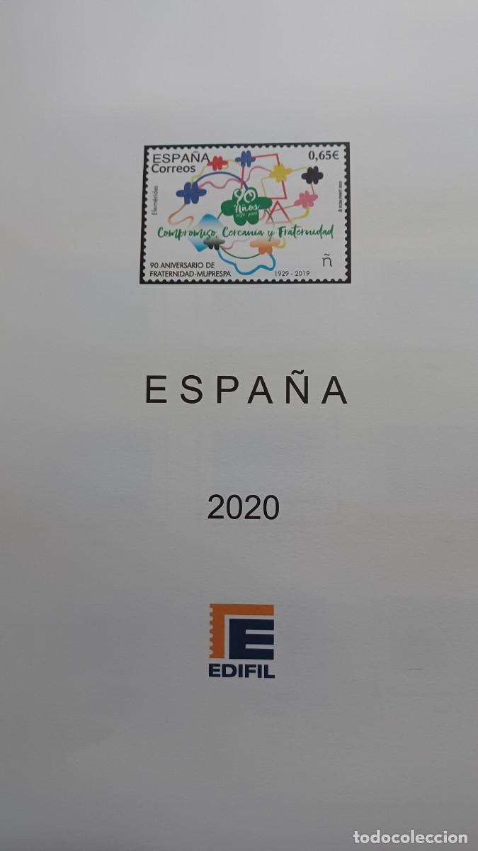 Stamps: Suplementos 2020 edifil completo montado transparentes a estrenar perfecto estado sin sellos