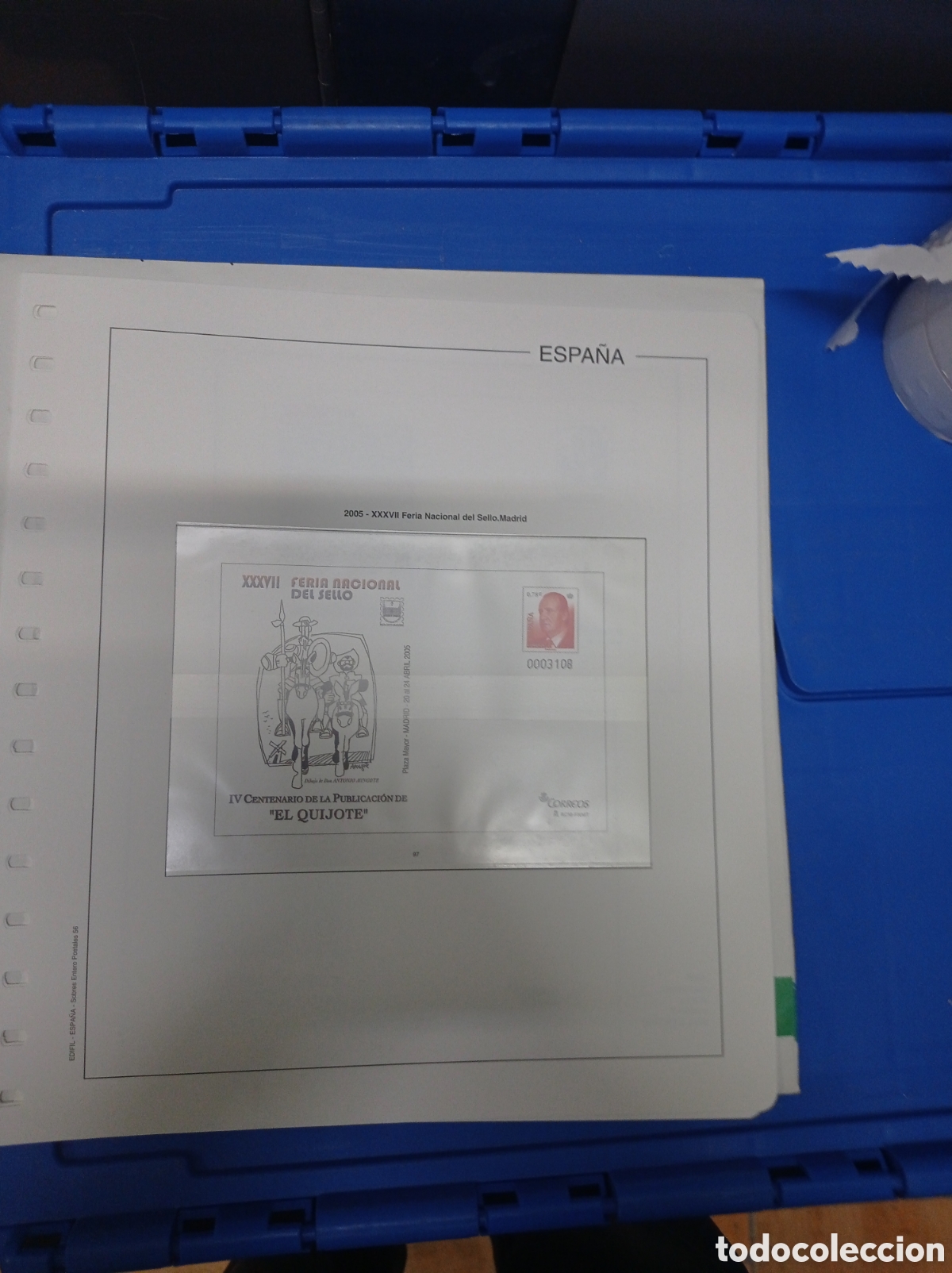Sellos: Suplemento edifil 2005 si res entero postales montado blanco segunda mano
