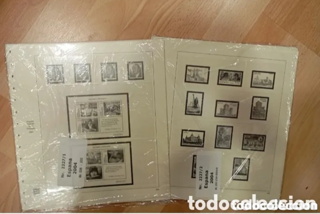 Briefmarken: ESPA&Ntilde;A - HOJAS DE &Aacute;LBUM SAFE - SUPLEMENTO A&Ntilde;O 2004 - NUEVO