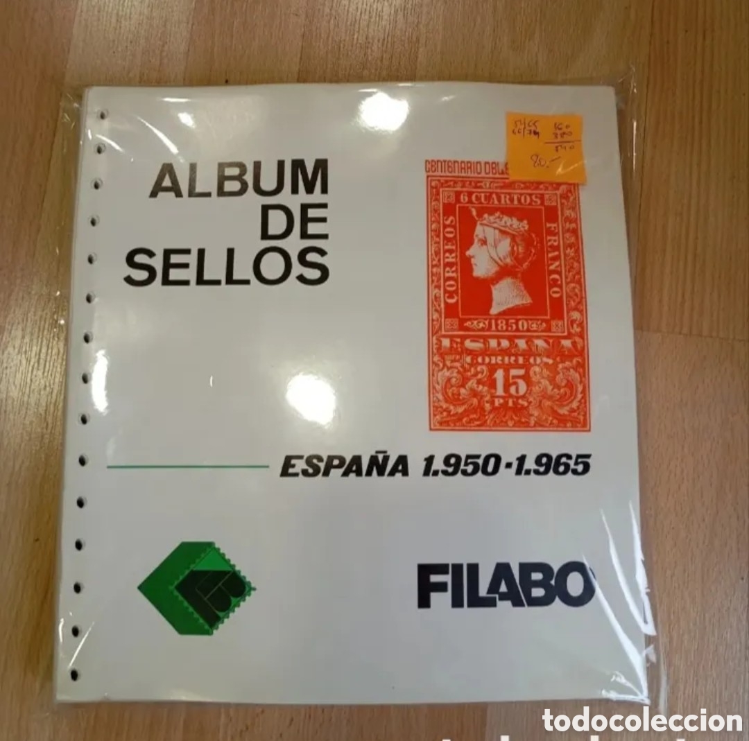 Sellos: ESPA&Ntilde;A - HOJAS DE &Aacute;LBUM FILABO - SUPLEMENTOS A&Ntilde;OS 1950 AL 1974 - MONTADO EN NEGRO