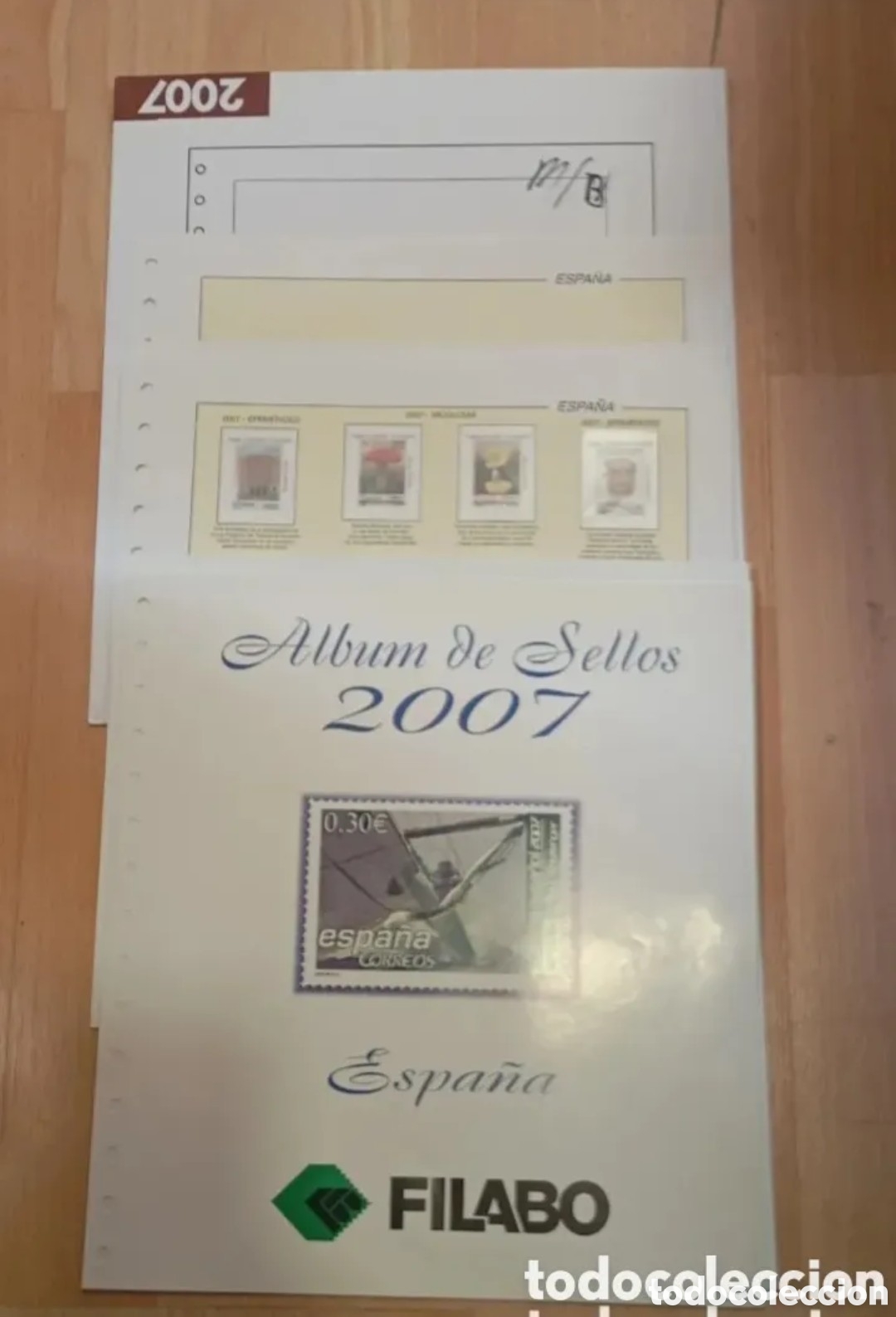 Briefmarken: ESPA&Ntilde;A A&Ntilde;O 2007 - HOJAS DE &Aacute;LBUM FILABO - SUPLEMENTO MONTADO EN TRANSPARENTE - NUEVO