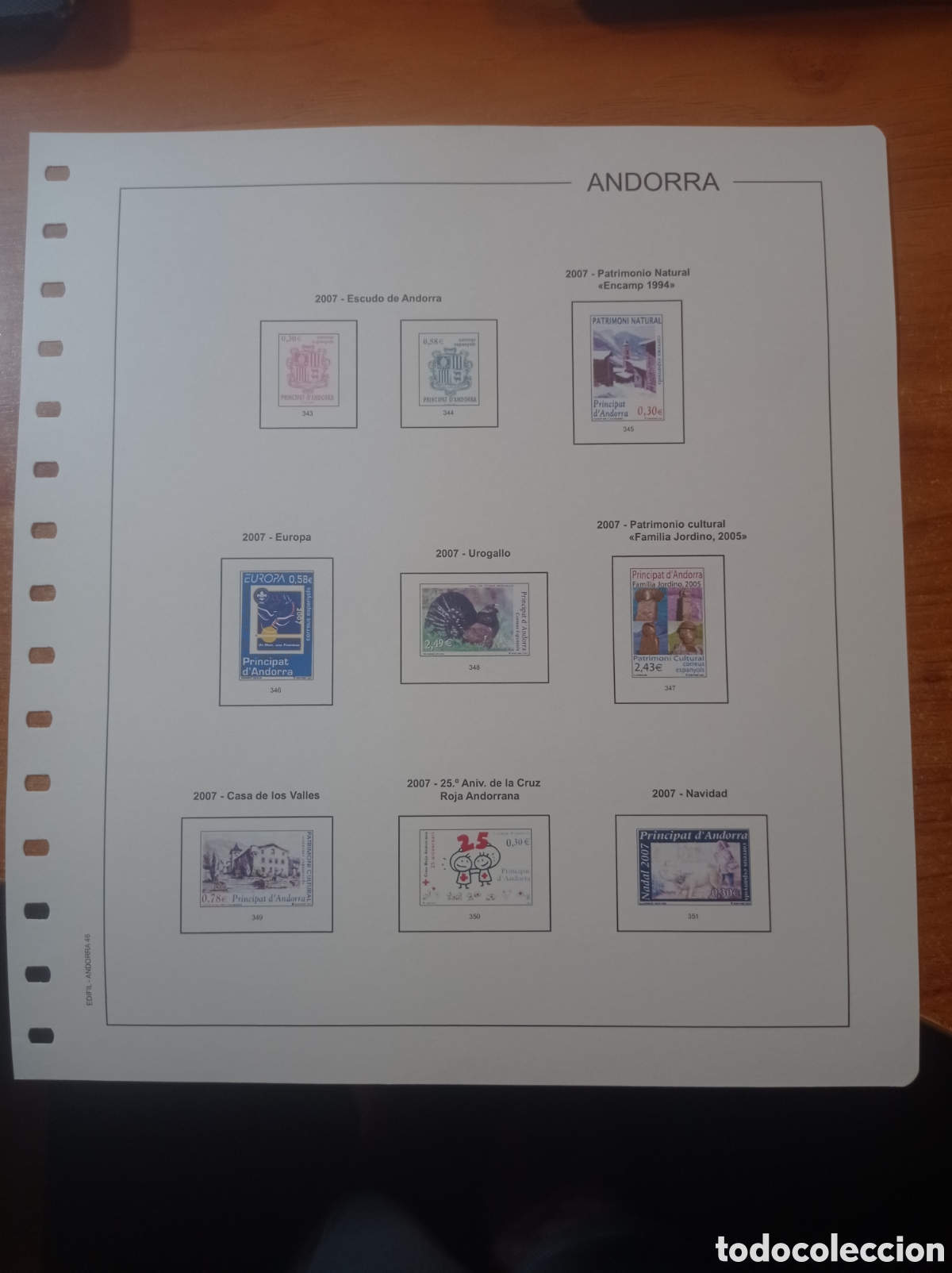 Sellos: Suplemento edifil 2007 sin montar segunda mano