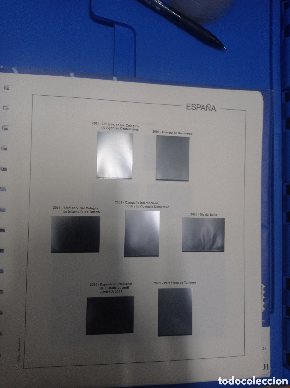 Sellos: Suplemento edifil 2001 montado negro segunda mano