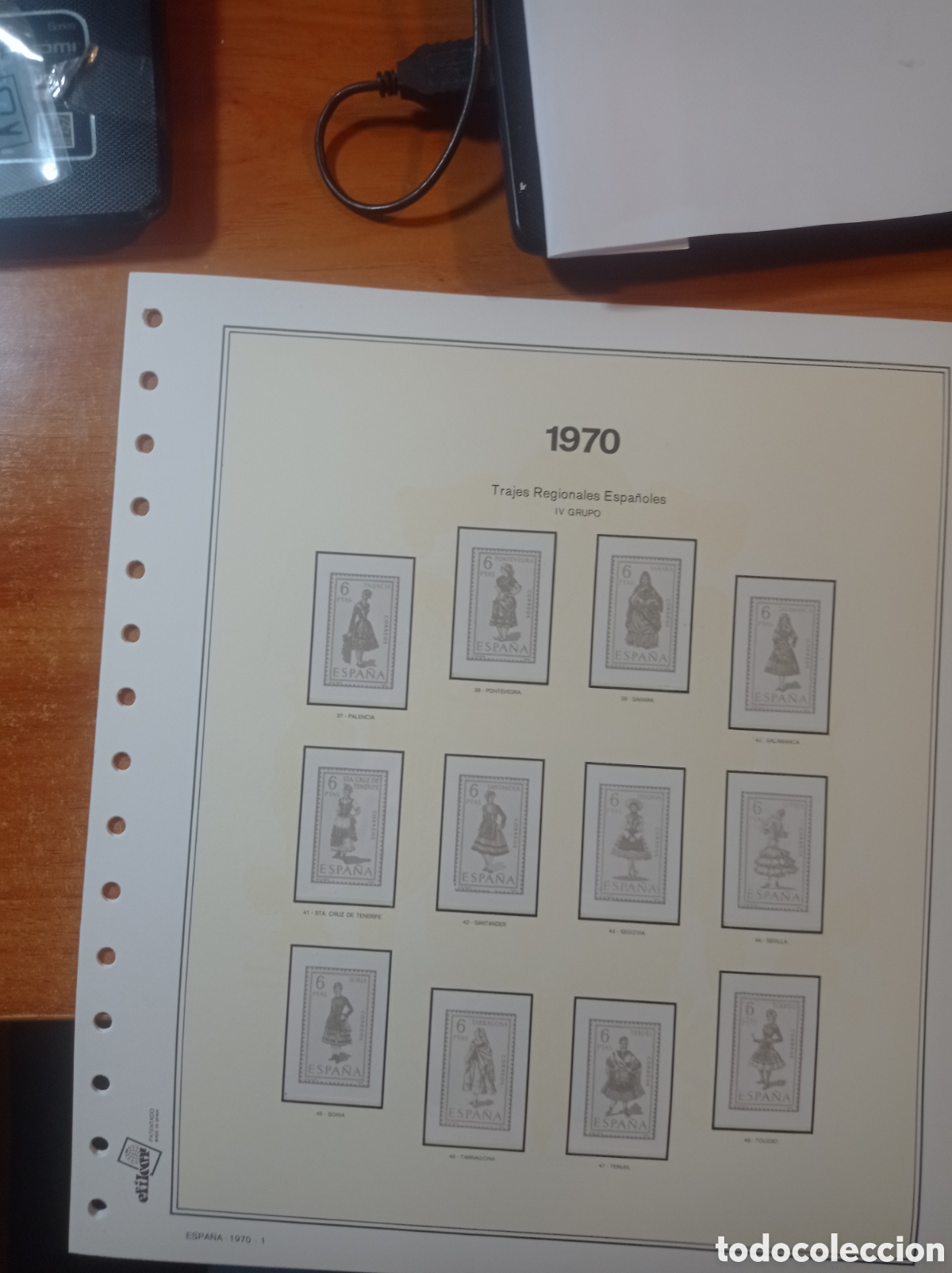 Sellos: Suplemento efilcar 1970 montado blanco segunda mano