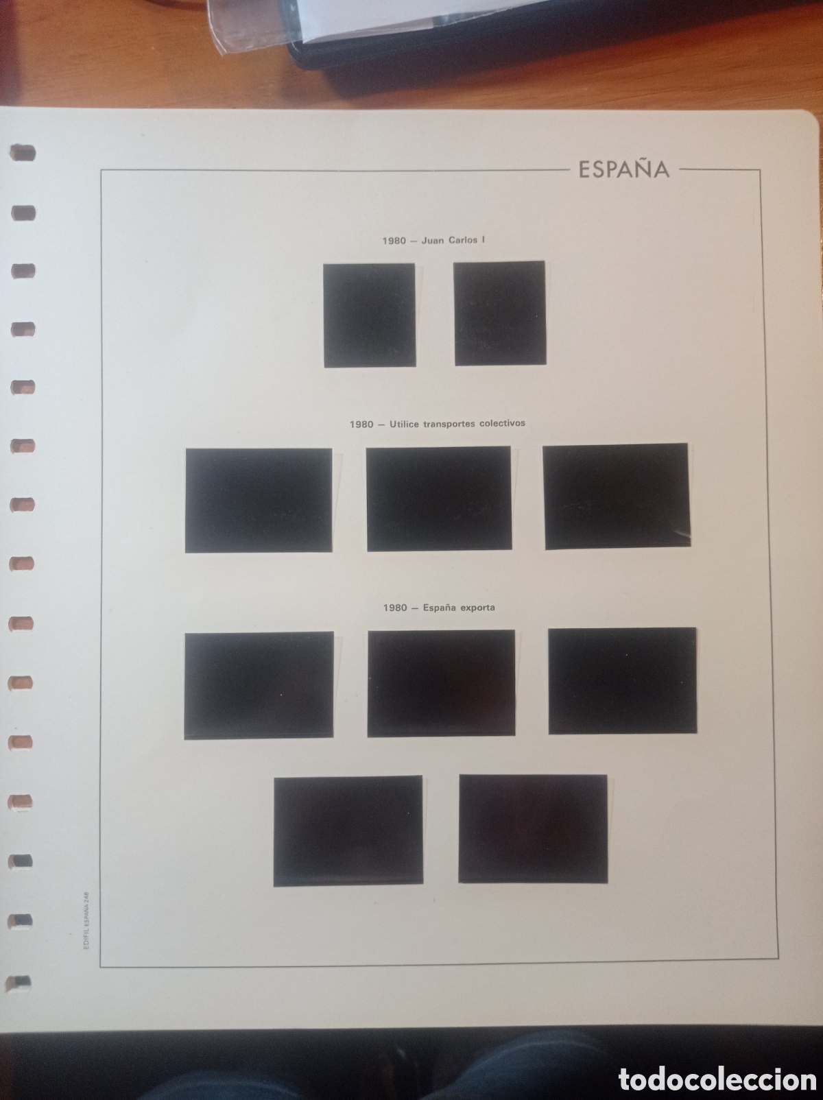 Sellos: Suplemento edifil 1984 montado negro segunda mano