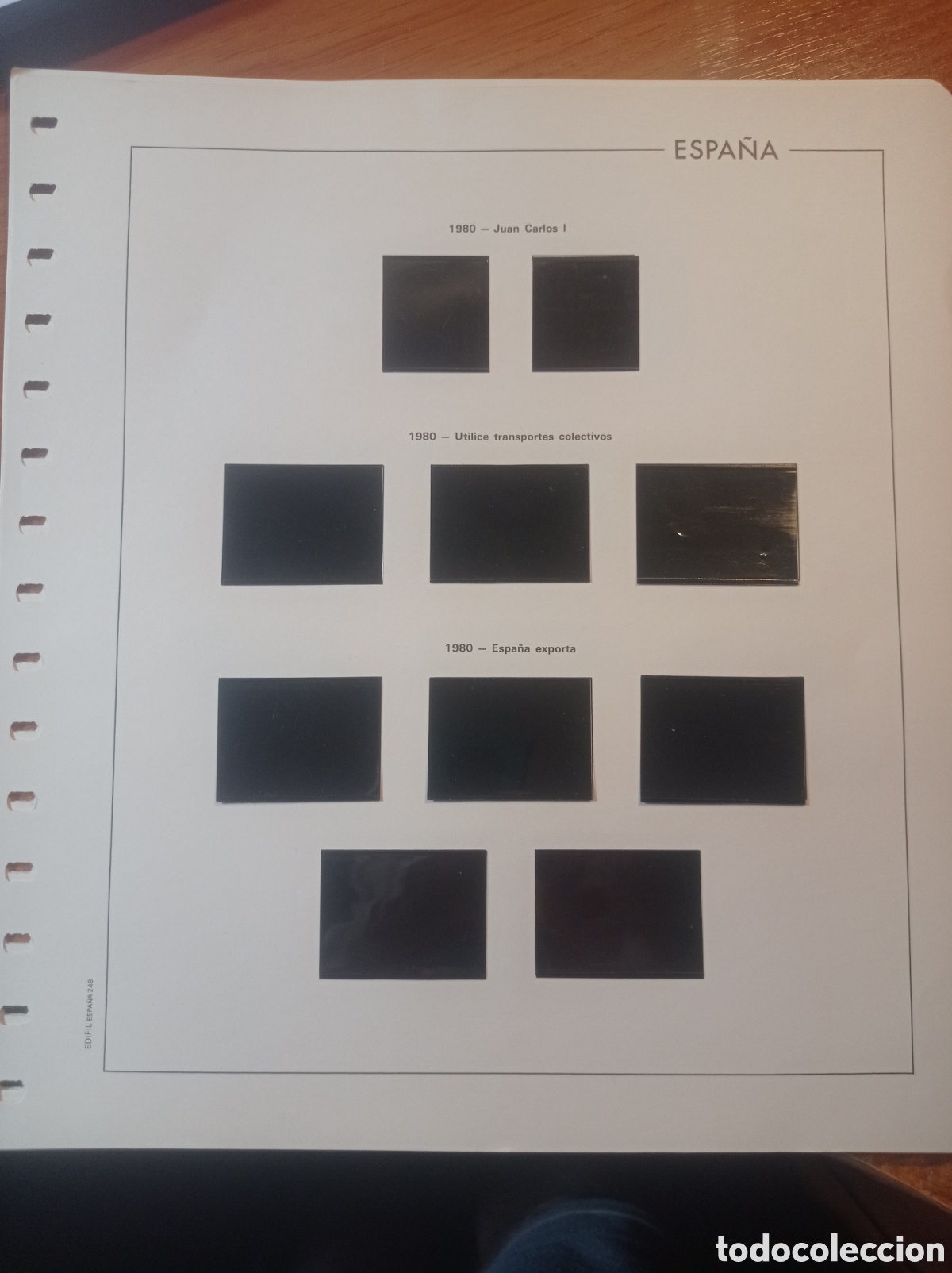 Sellos: Suplemento edifil 1980 montado negro segunda mano