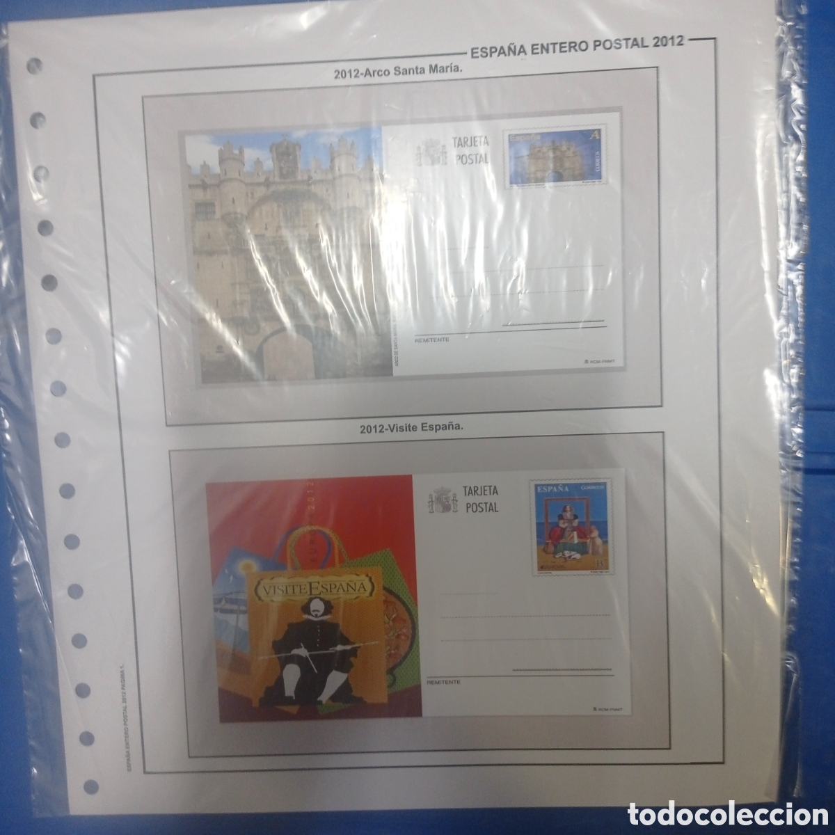 Sellos: Suplemento de Espa&ntilde;a 2012 anilla redonda entero postal sin montar segunda mano