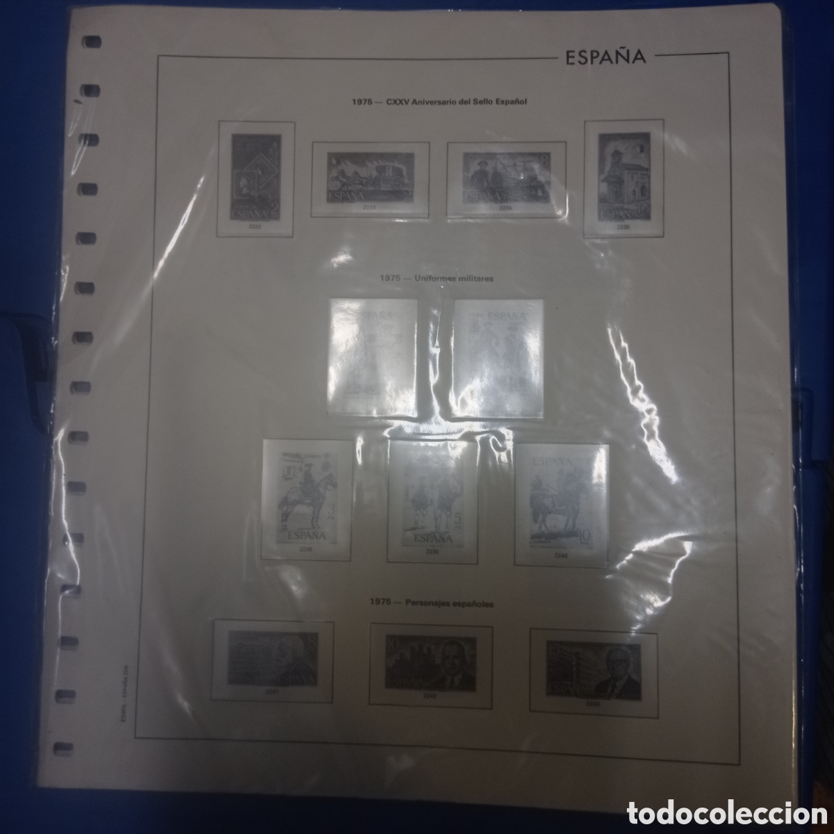 Sellos: Suplemento edifil 1975 montado blanco segunda mano
