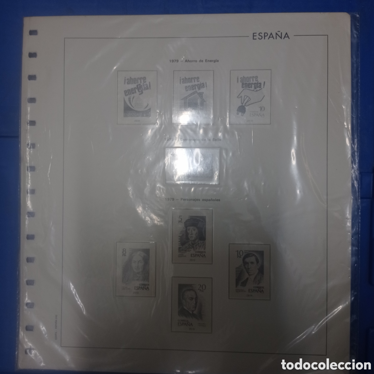 Sellos: Suplemento edifil 1979 montado blanco segunda mano