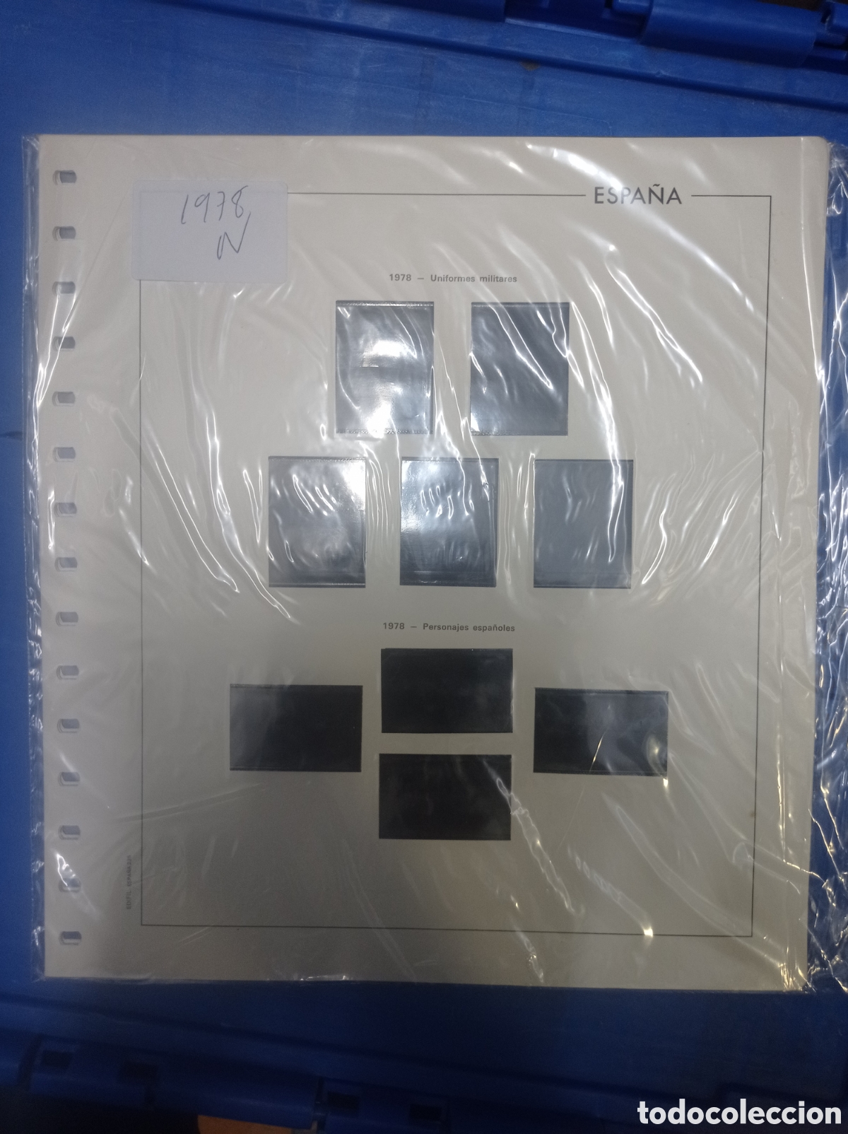 Sellos: Suplemento edifil 1978 montado negro segunda mano