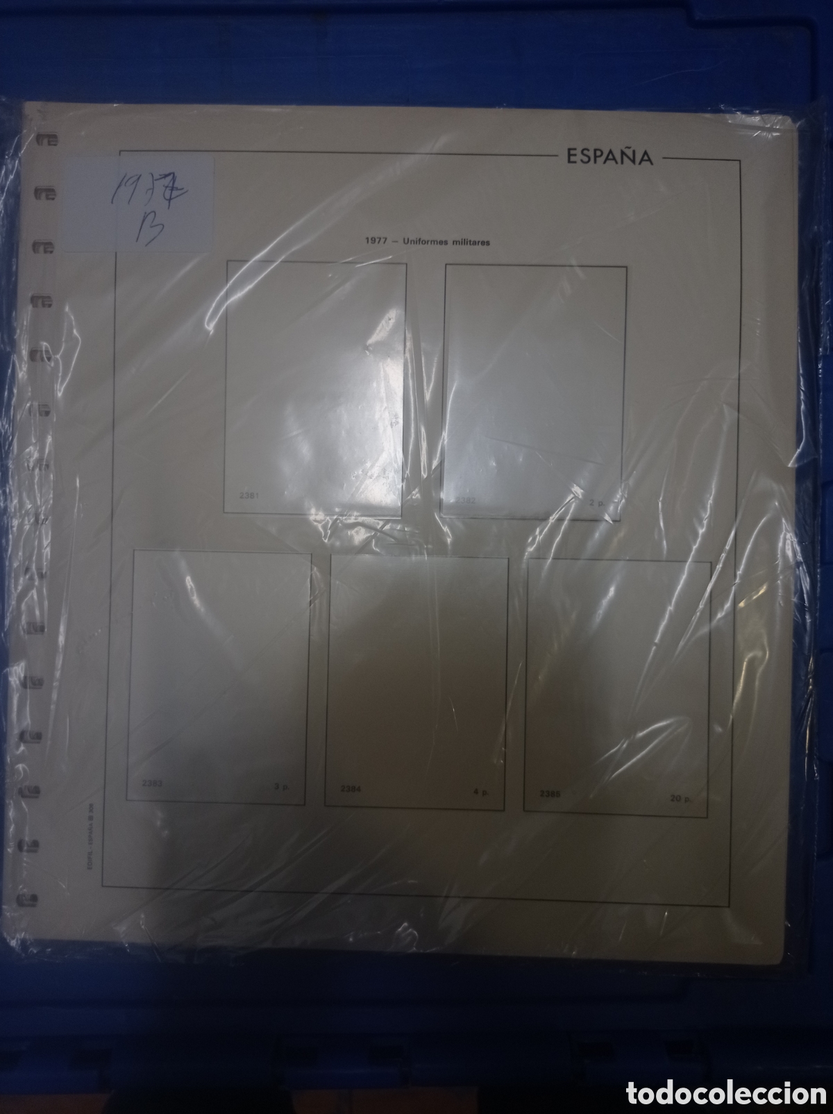 Sellos: Suplemento edifil 1977 bloque de cuatro montado blanco segunda msno