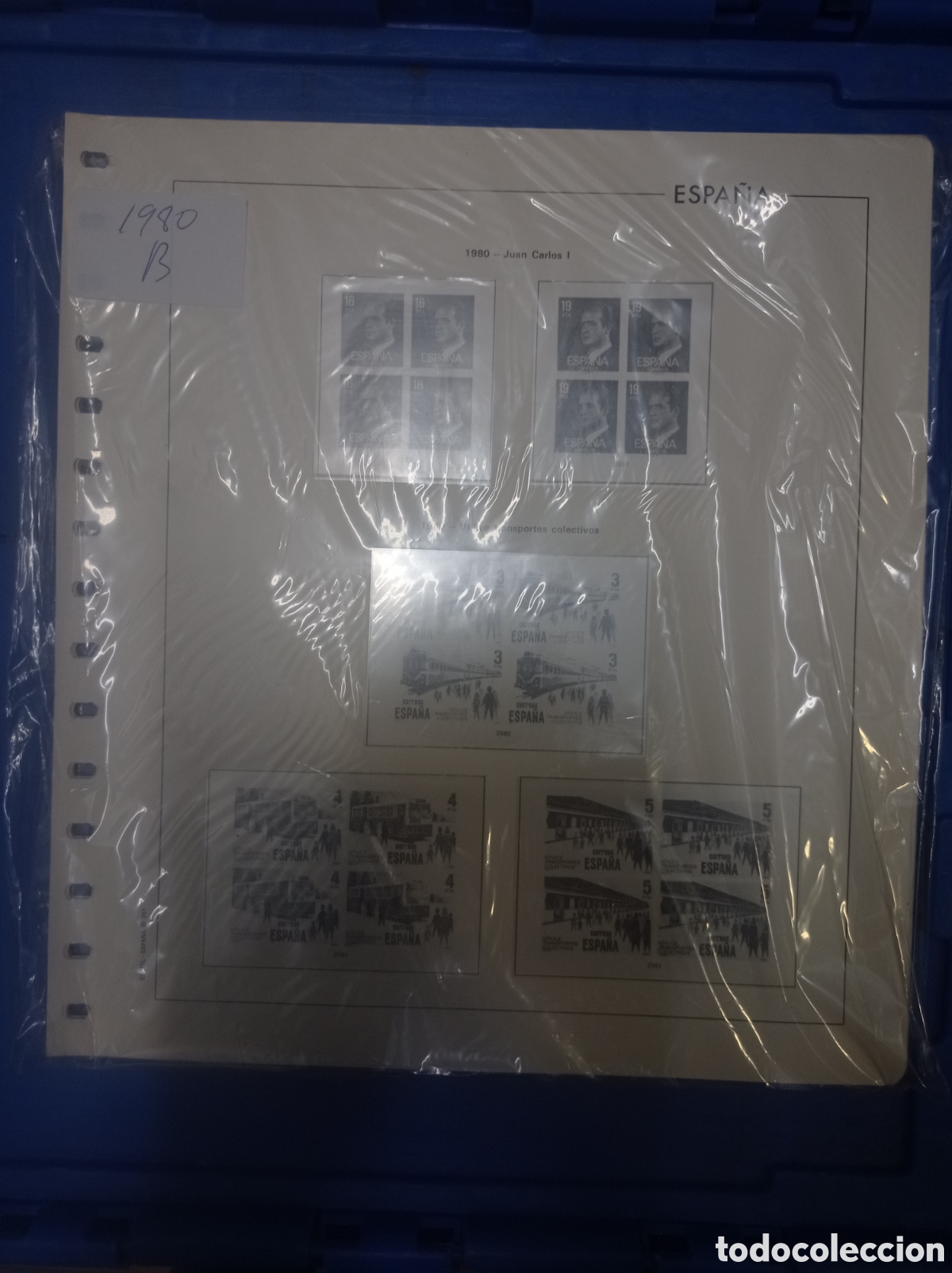 Sellos: Suplemento edifil 1980 bloque de cuatro montado blanco segunda mano