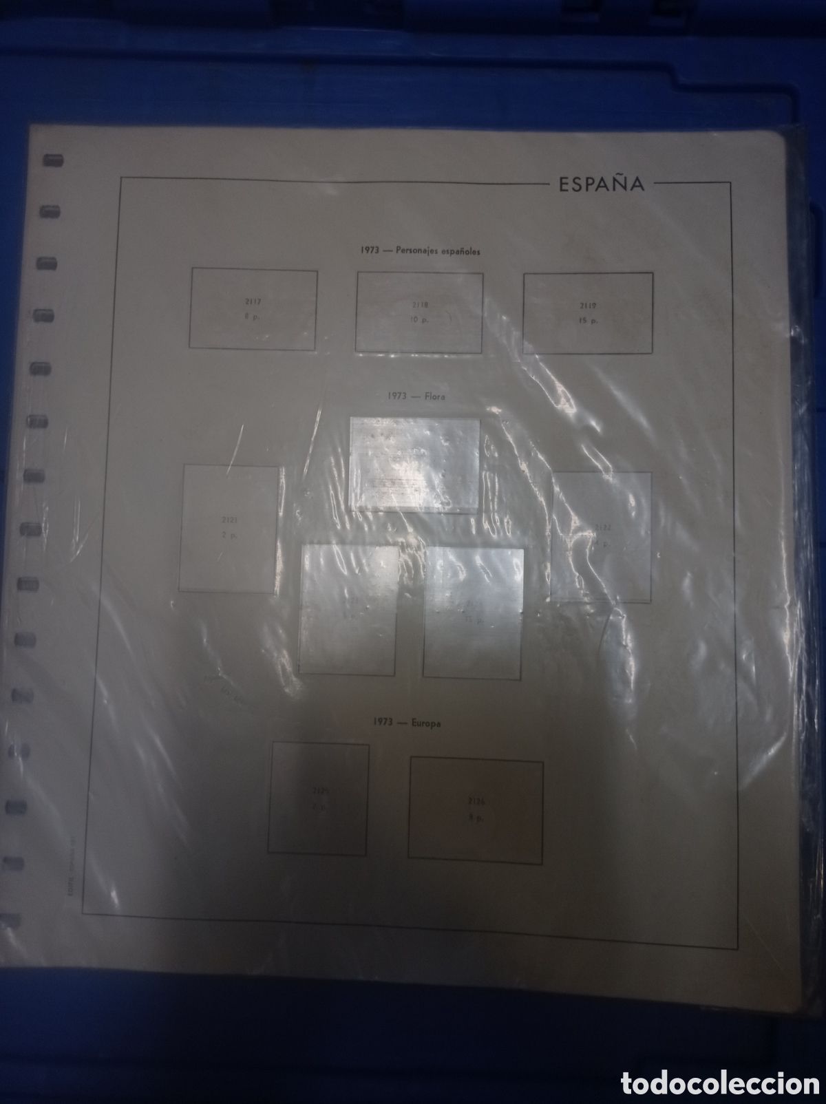 Sellos: Suplemento edifil 1973 montado blanco segunda mano