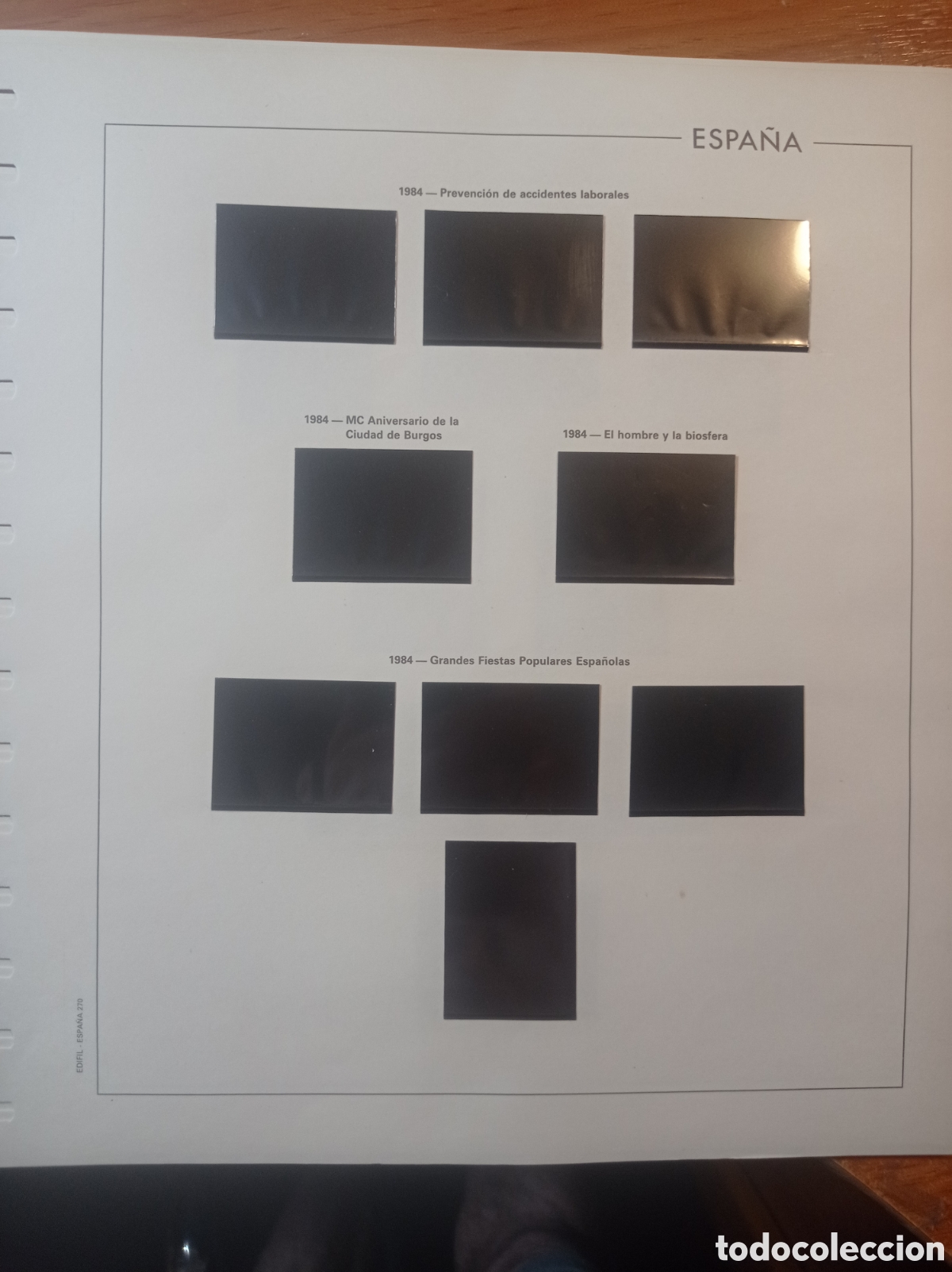 Sellos: Suplemento edifil 1994 montado negro segunda mano