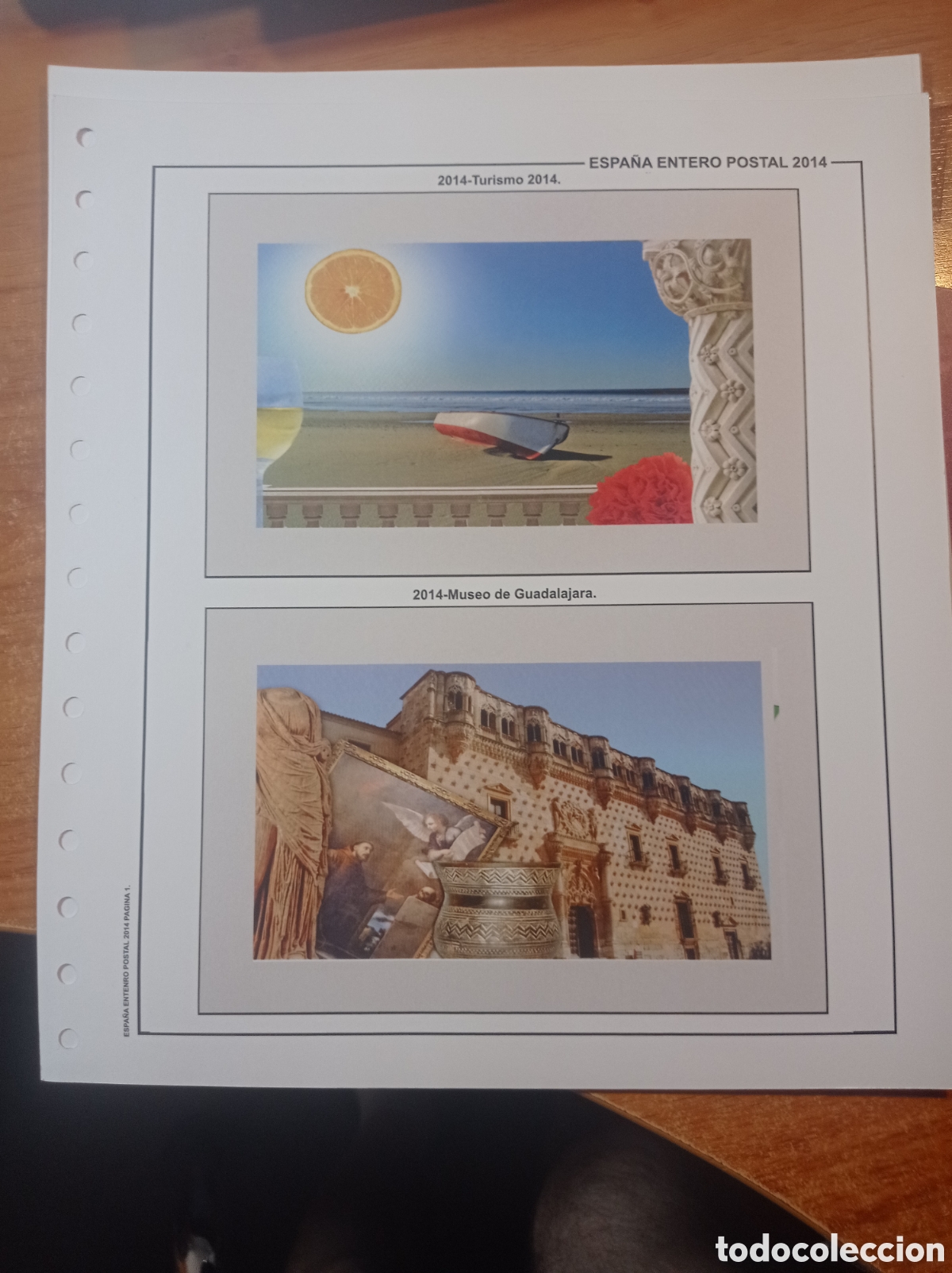 Sellos: Suplemento de Espa&ntilde;a 2014 anilla redonda entero postal sin montar segunda mano