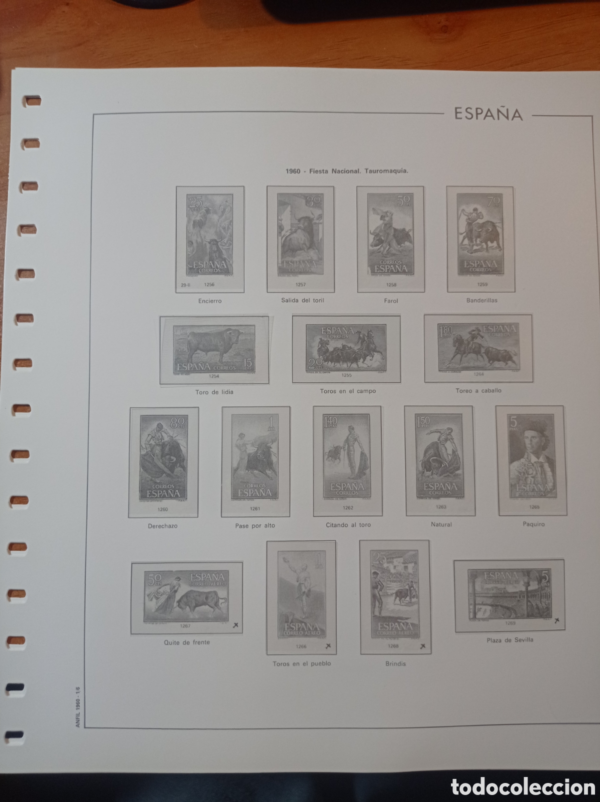 Sellos: Suplemento manfil 1960 montado blanco segunda mano