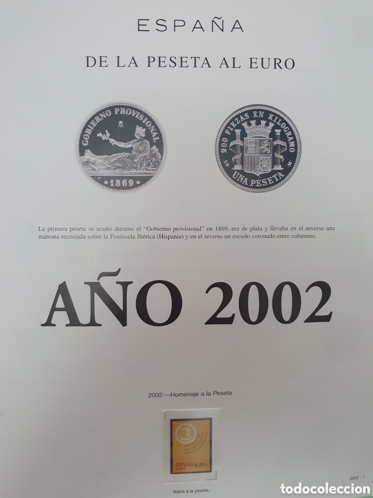 Sellos: 15 hojas de &aacute;lbum a&ntilde;o 2002
