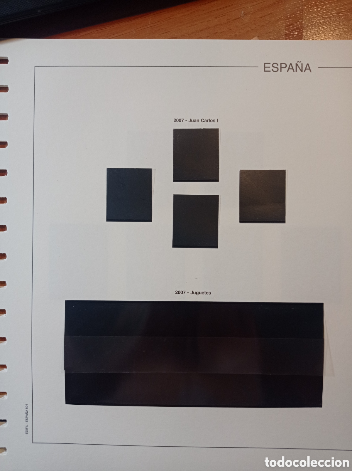 Sellos: Suplemento edifil 2007 montado negro segunda mano
