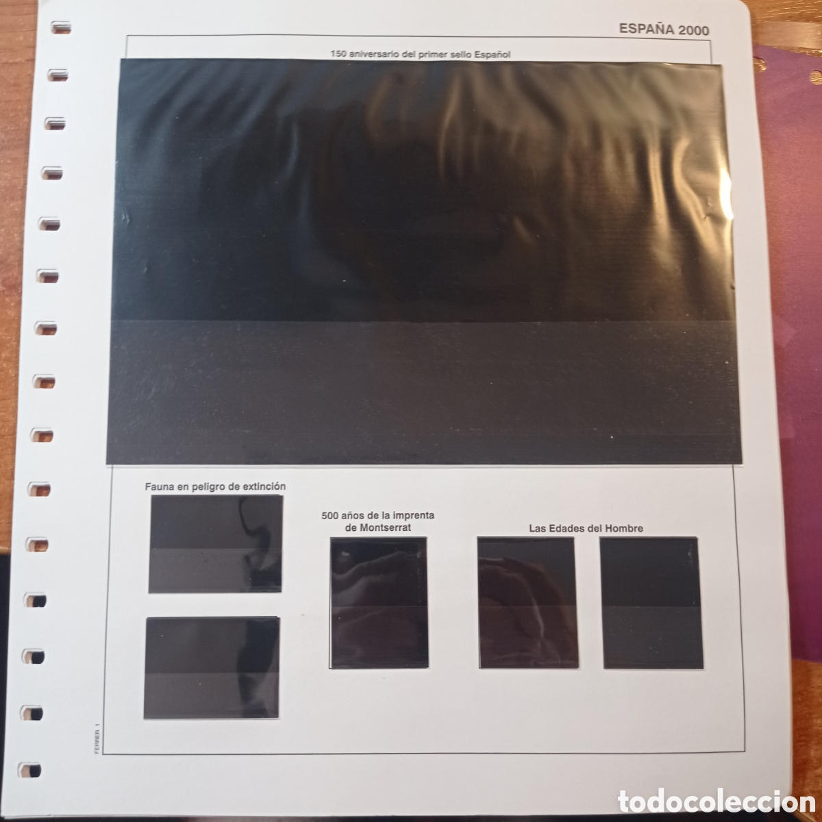 Sellos: Suplemento Ferrer 2000 montado negro segunda mano