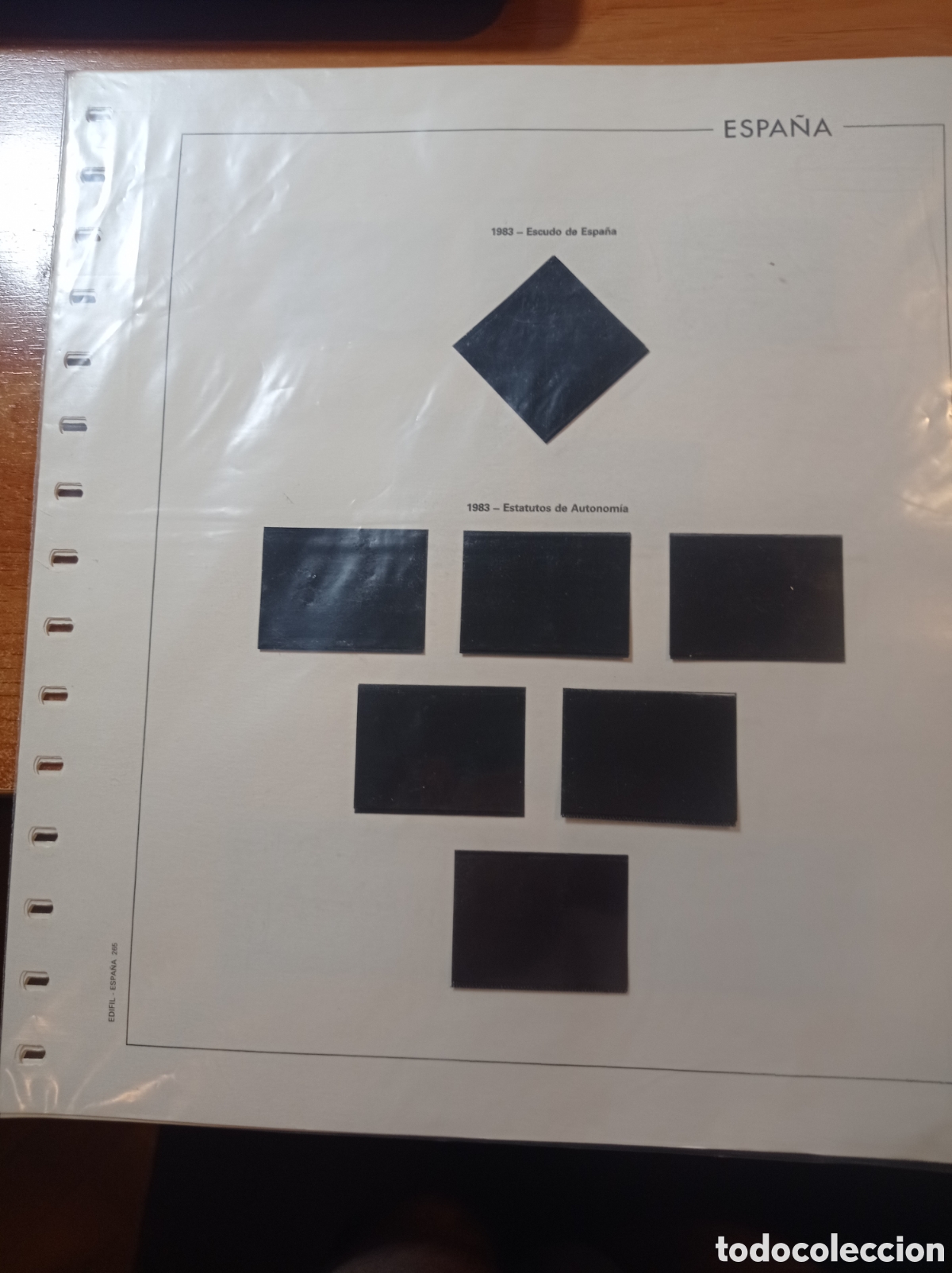 Sellos: Suplemento edifil 1983 montado negro segunda mano