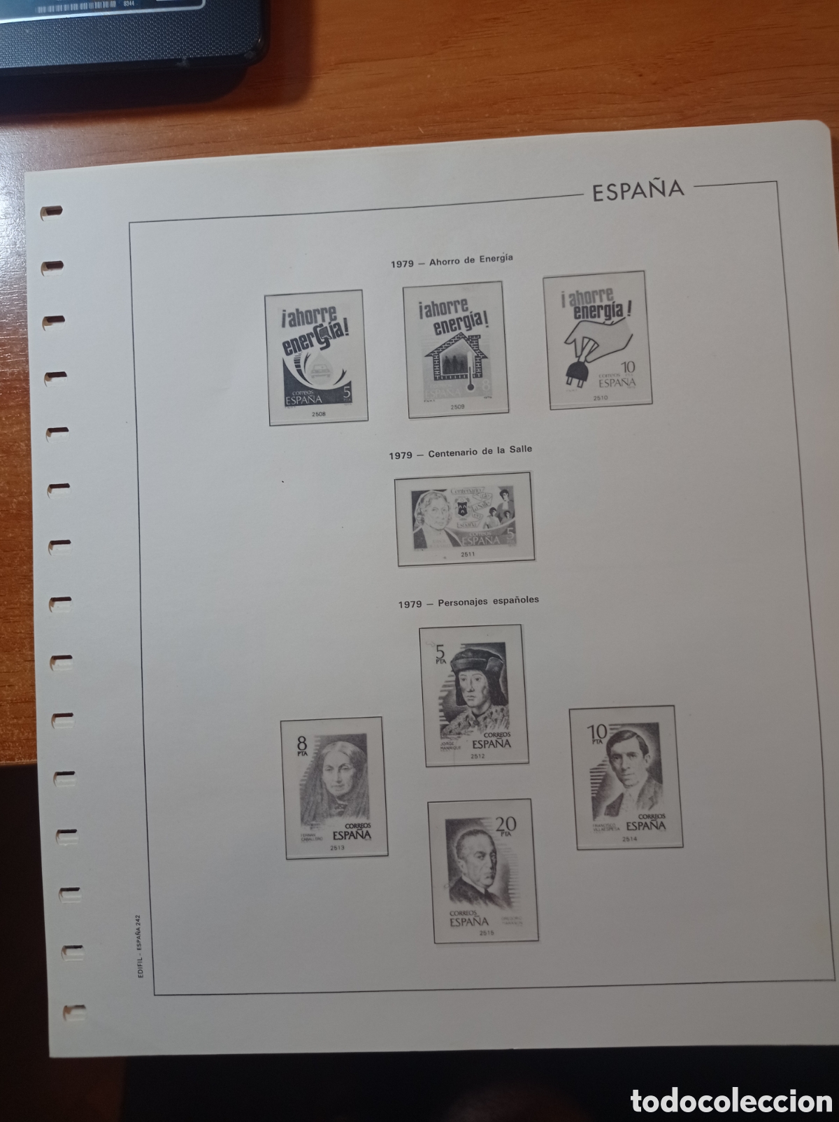 Sellos: Suplemento edifil 1979 montado blanco segunda mano