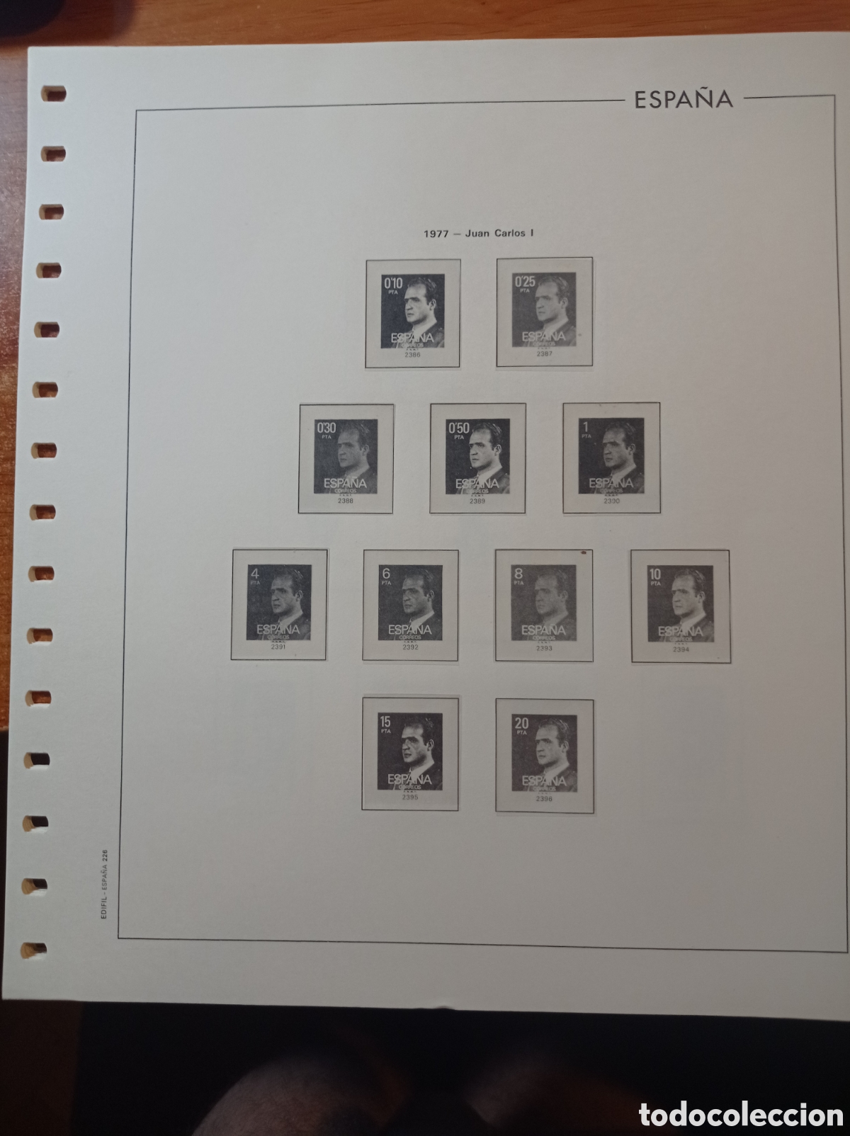 Sellos: Suplemento edifil 1977 1978 1979 1980 montado blanco segunda mano