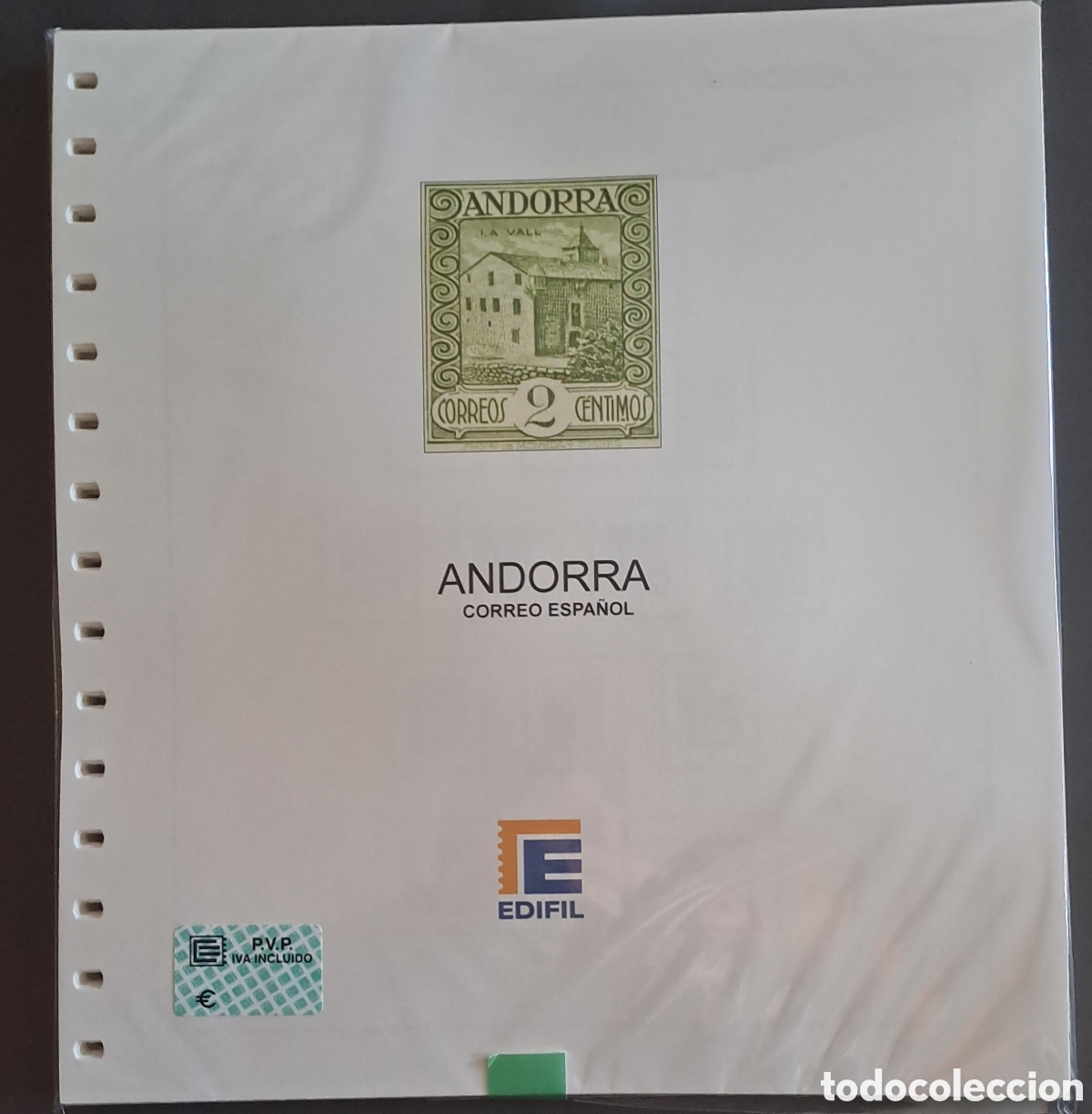Sellos: Bloque Hojas de Andorra 1928 a 2021 estuchado en transparente