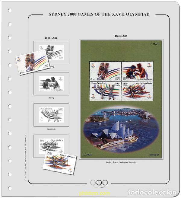 Selos: Suplemento Olimpiadas 27 Olim. Sidney 2000-Tomo 2. Sin Montar