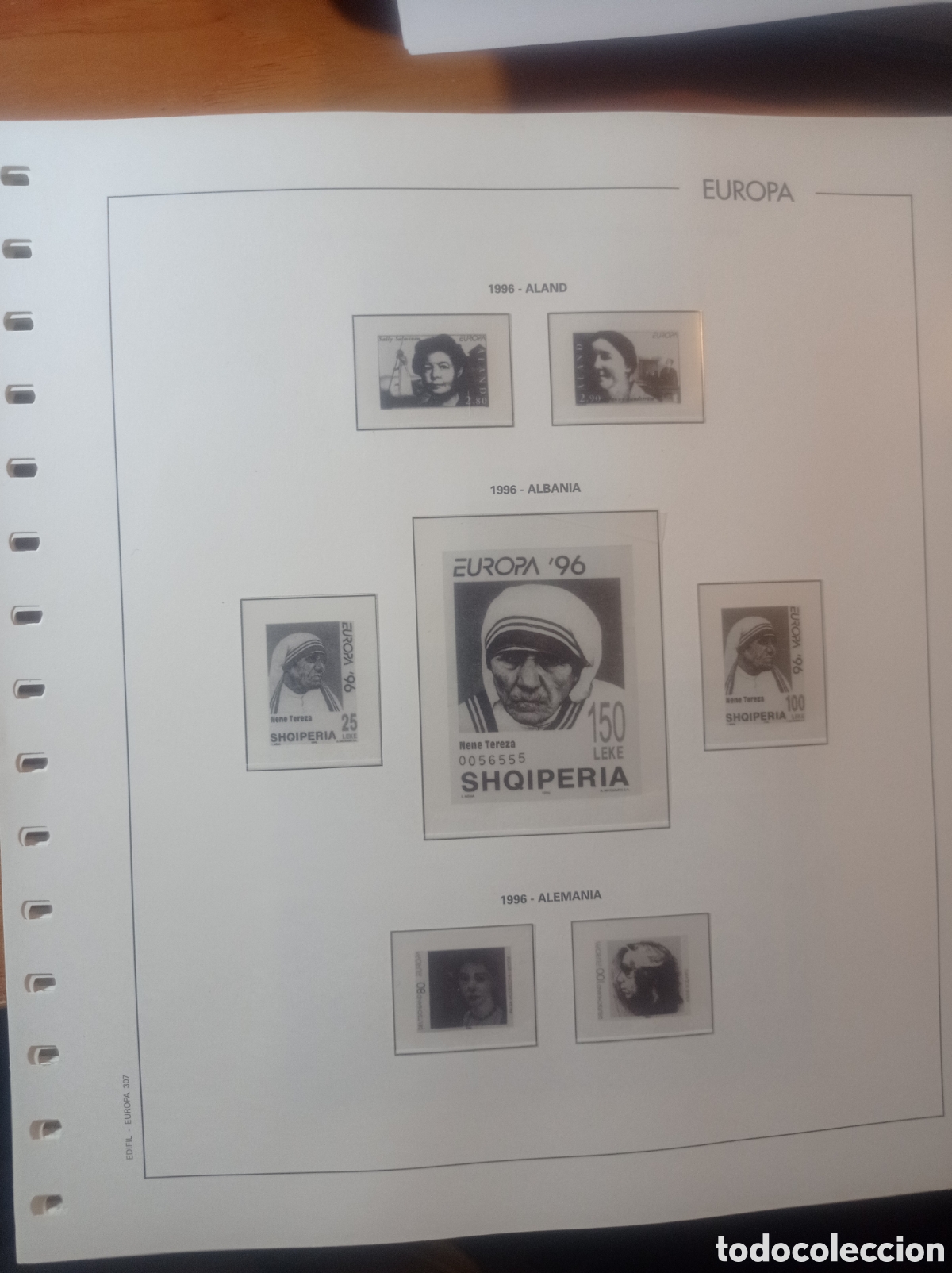 Sellos: Suplemento edifil 1996 tema europa segunda mano